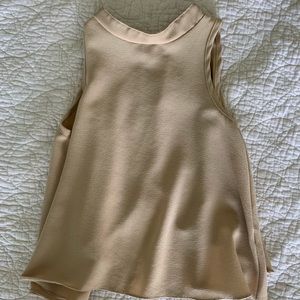 Beige Strapless Blouse